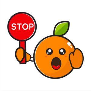 Stop au jus d'orange