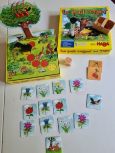 Le petit verger - un jeu qui travaille la mémoire visuelle chez les enfants